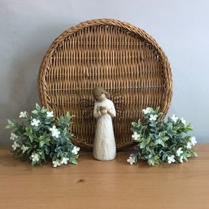 Willow Tree - Angel of Healing, Girl holding bird.